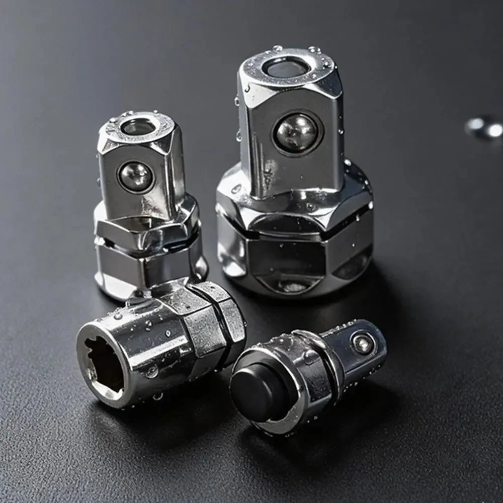 1/4 3/8 1/2 Inch Hex Ratchet Wrench Socket Adapter Quick Release Converter Chrome Vanadium Steel Drive Tool Accessories