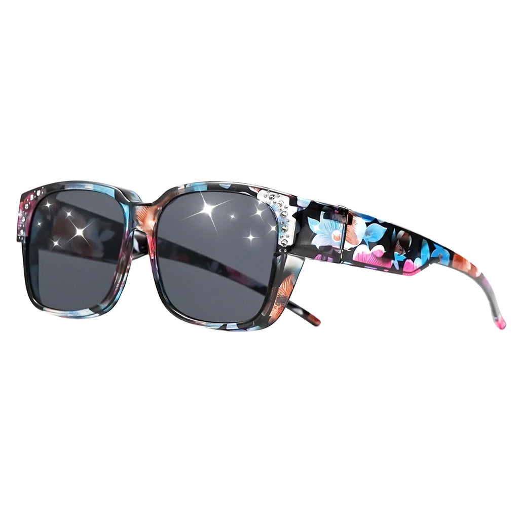 Oversized Square Fashion Sunglasses - Decorative Lenses for Fashion & Style, Stylish Eyewear, Elegant Eyewear Fashion Glasses