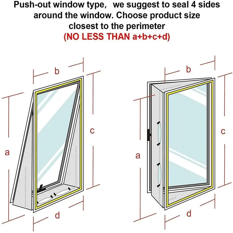 AirLock Window Seal for Portable Air Conditioner, 3m 4m Flexible Cloth Sealing Plate Window Seal with Zip and Adhesive Fast