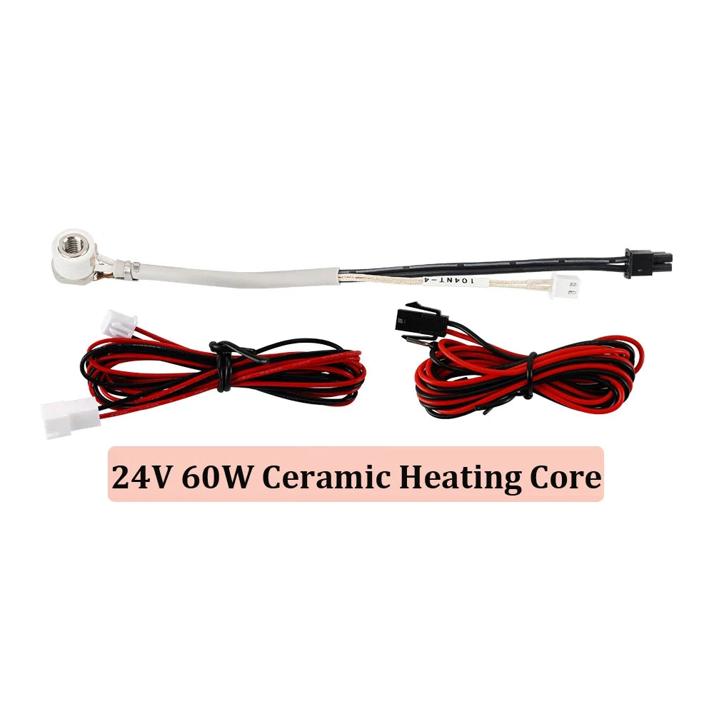E3D V6 Hotend 24V 50W Ceramic Heating Core Print Head For Voron 2.4 Prusa DDB Extruder Ender 3 CR10 MK3S 3D Printer J-head