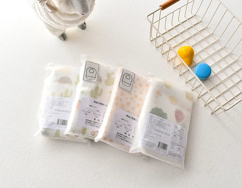 10/30/50pcs Disposable Baby Bibs Waterproof Feeding Bibs for Children Portable Burp Cloth Babies Accessories