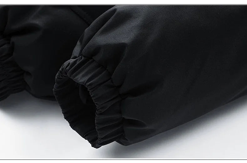 8XL Puffer Jacket Men Thick Warm Parka Plus Size Quilted Jacket Solid Outwear Coats Loose Cotton-padded Men's Clothing Top