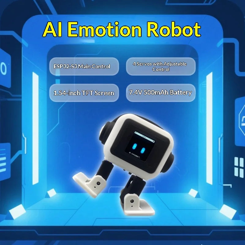 Emo Robot Voice Recognition Pet Robot AI Communication Intelligent Robot Electronic Toys Desktop Companion Robot For Kids Gift