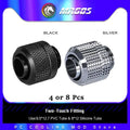 Soft Tube Fitting OD 10x13mm/10x16mm Used For 3/8'' Flexible Hose Computer Water Cooling System DIY
