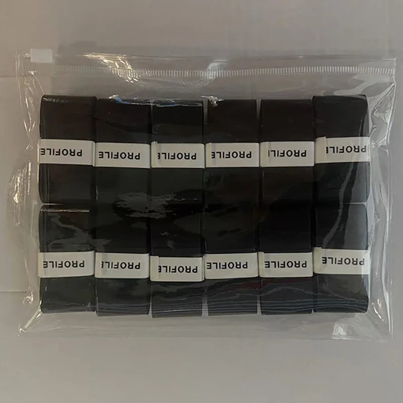 12pcs New Style Laminated Sticky Tennis Badminton Racket Overgrip Fishing Rod Wrapping Tape Quick-drying Breathable