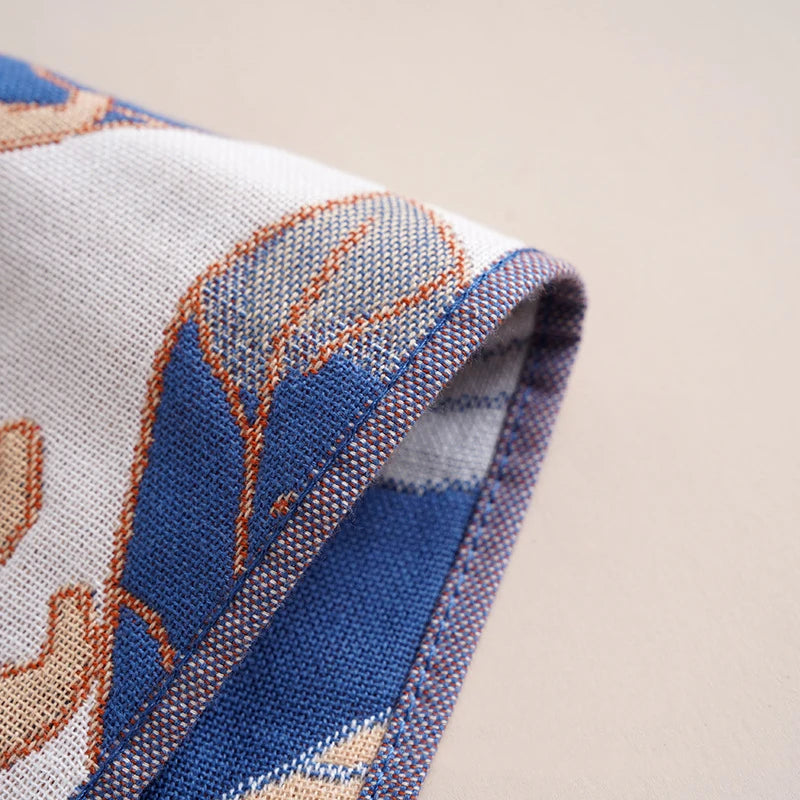 34x40cm Large Hand Towel Kitchen Towel 4Layer Cotton Gauze Pure Cotton Dish Cloth Quick Dry Decorative Tea Towel Home Restaurant