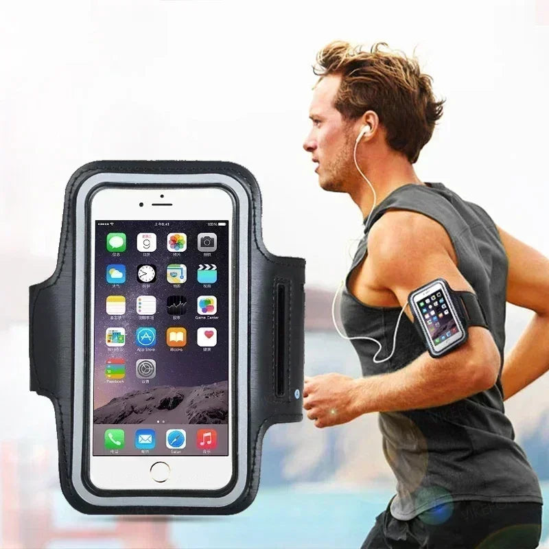 Sports Running Phone Armband Touch Screen Breathable With Key Pocket For iPhone 12-17 Pro Max For Android Gym Jogging Daily Use