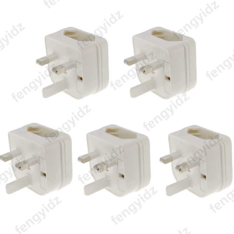 1Pc European Euro EU 2 Pin to UK 3Pin Power Socket Travel Plug Adapter Converter New