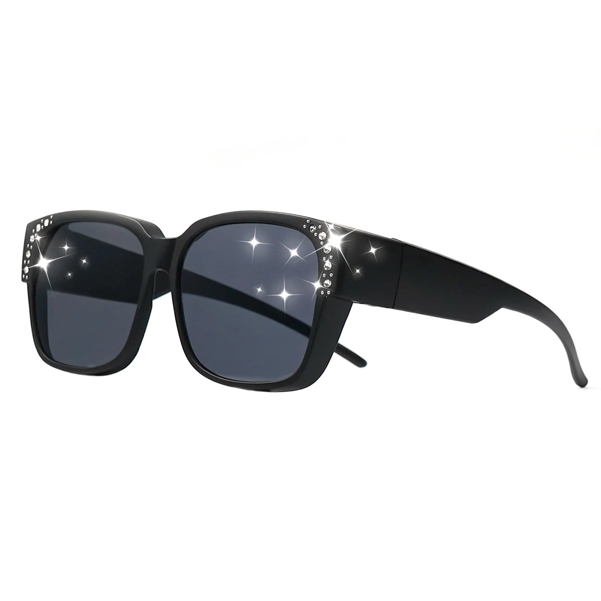 Oversized Square Fashion Sunglasses - Decorative Lenses for Fashion & Style, Stylish Eyewear, Elegant Eyewear Fashion Glasses