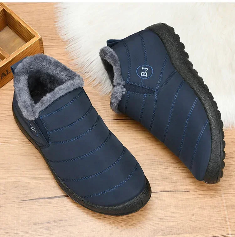 Waterproof Winter Boots for Women 2023 New Plush Snow Boots Women Ankle Boots Warm Black Couple Cotton Couples Platform Shoes