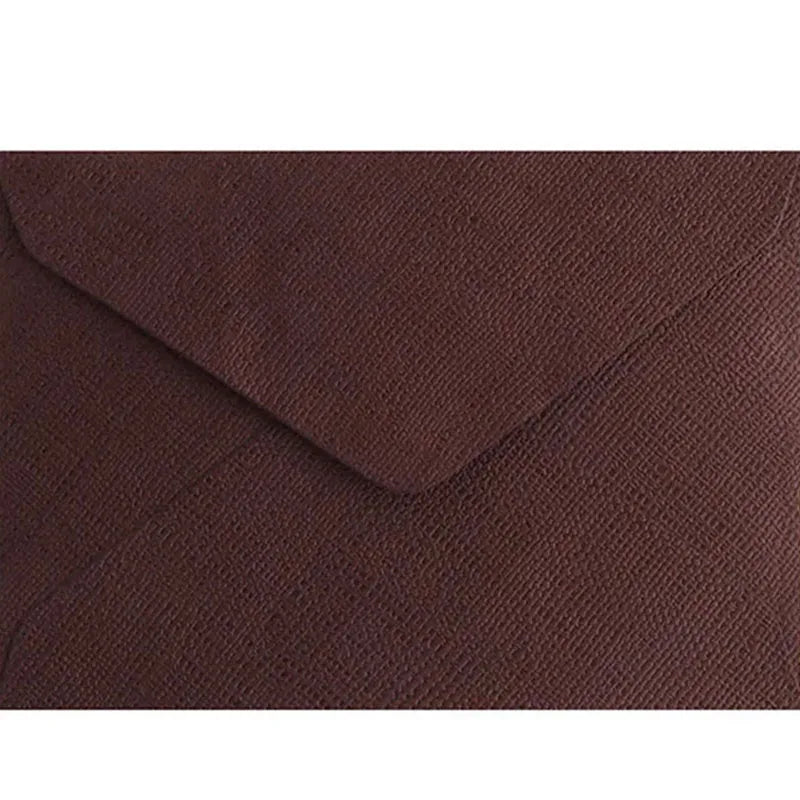10pcs/batch Linen Envelope Letter Paper Set with Retro Wind Sealing Bag