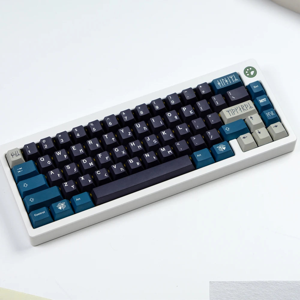 129 Keys GMK Norse Keycaps Cherry Profile PBT Dye Sublimation Keycap For MX Switch Mechanical Keyboard GK61 64 68 75 87 980