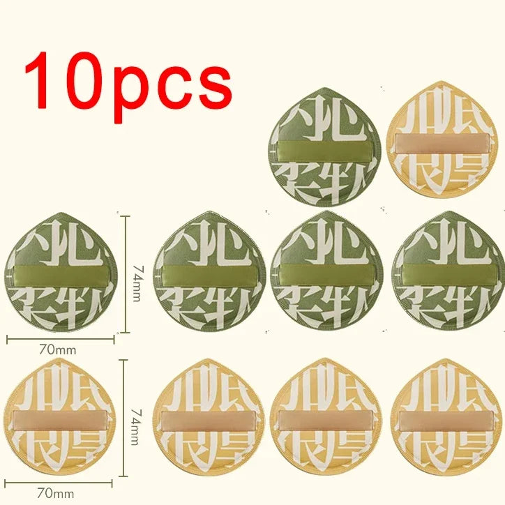 1-10pcs Super Thick Soft Makeup Puffs Large Cotton Velvet Powder Puff Liquid Foundation Sponge Cosmetics Tools Wet Dry Use Puff