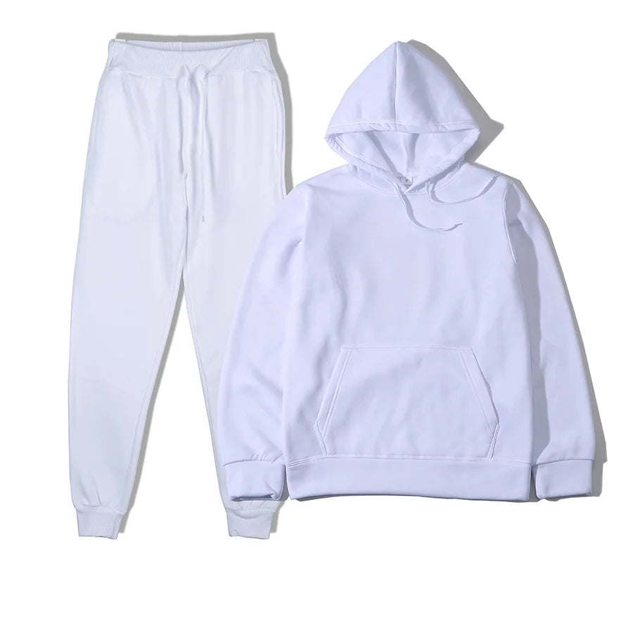 Men's Sports Suits Fashion Tracksuit Women Hoodies + Pants Two Pieces Sets Running Casual Sweatshirts Sweatpants Men's Clothing