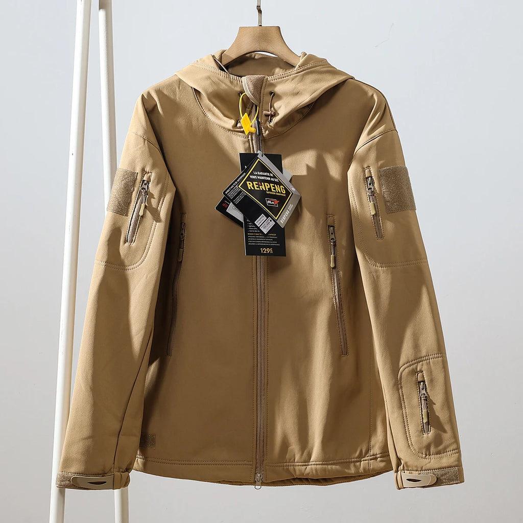 ARC New Storm Jacket Outdoor Sports Camping Mountaineering Fashion Men Plus Cashmere Windproof Waterproof Function Storm Jacket