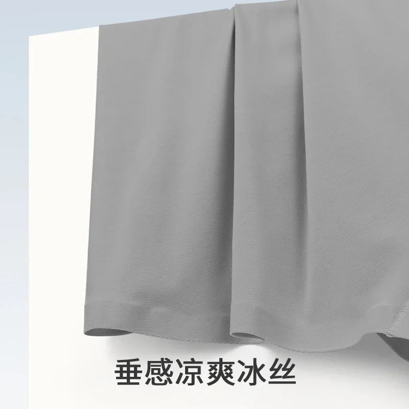 Men's Underwear Men's Wholesale Ice Silk Seamless Boxer Briefs Antibacterial Breathable Sports Summer Thin Comfortable Boxer