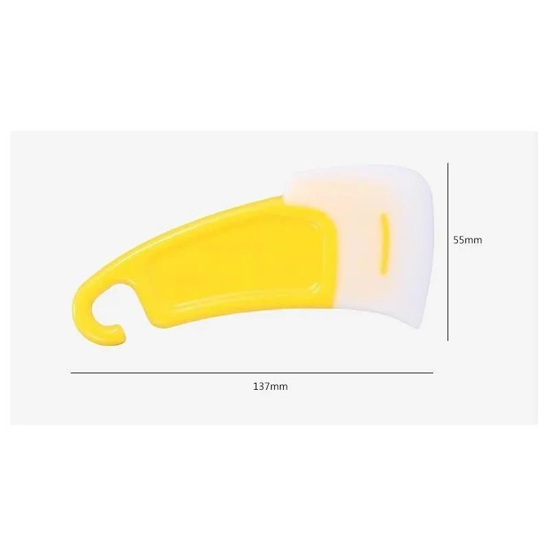 Cleaning Spatula Kitchen Scraper Soft Blade Scraper Brush Dirty Pan Pot Dishes Cleaner Tools Cooking Baking Tool Kitchen Gadget