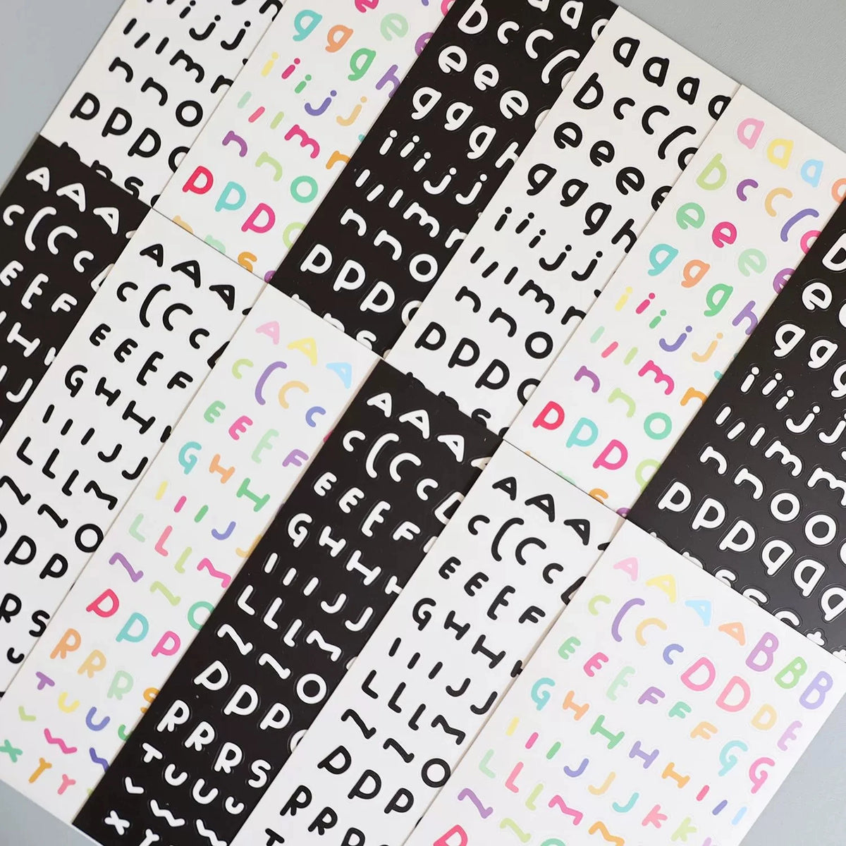 1 Piece INS New Letter Stickers Cute DIY Decals for Journal Card Making Csrapbook Sticker Stationery