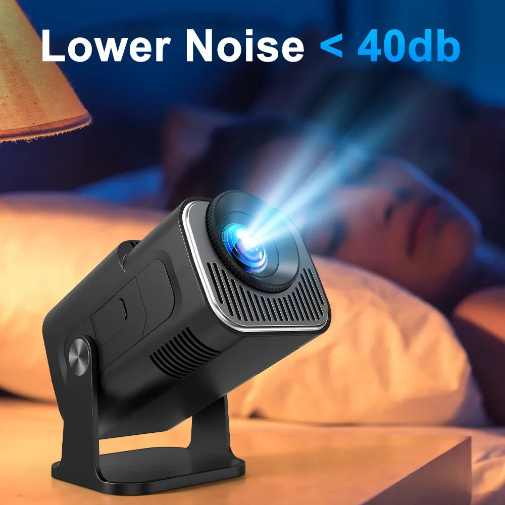 Portable  Projector, 4K Supported , WiFi 6 Bluetooth 5, Auto Keystone Correction, Android 11 Smart Home Theater Movie Projector