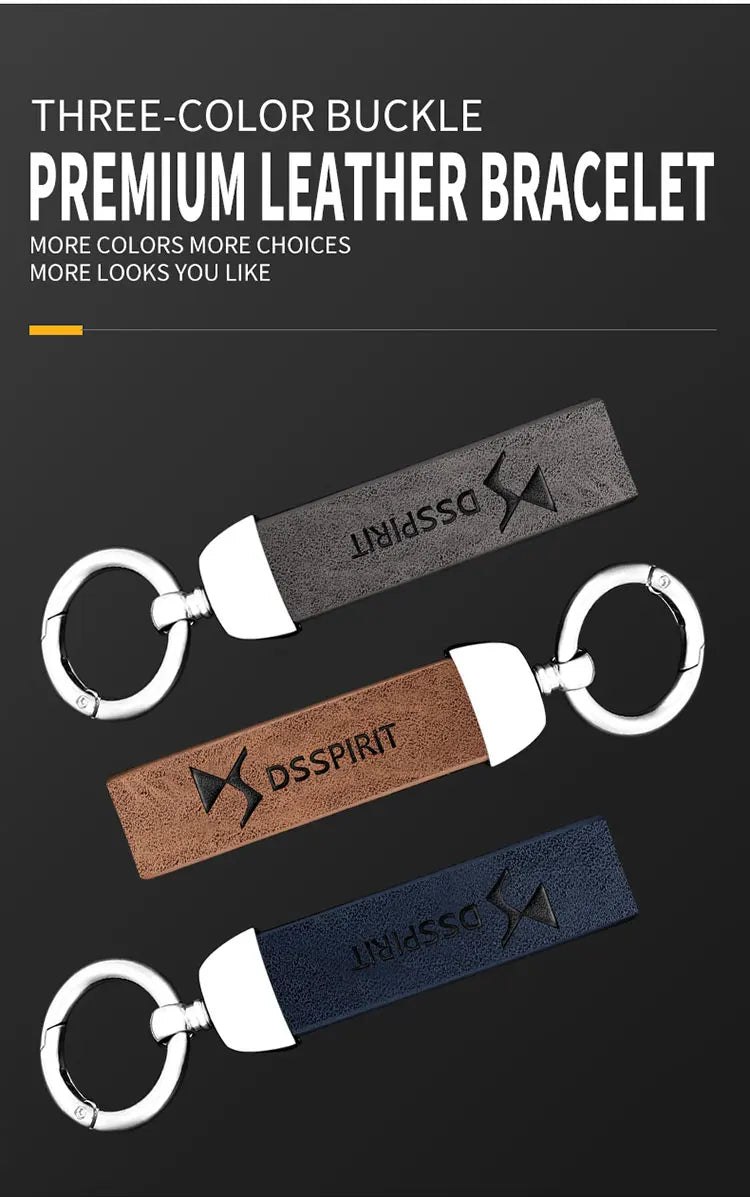 Zinc Alloy Car Key Case Cover Shell for DS DS7 DS5 DS6 DS9 New Energy DS4 Dias Protective Key Chain Bag Keyless Auto Accessories