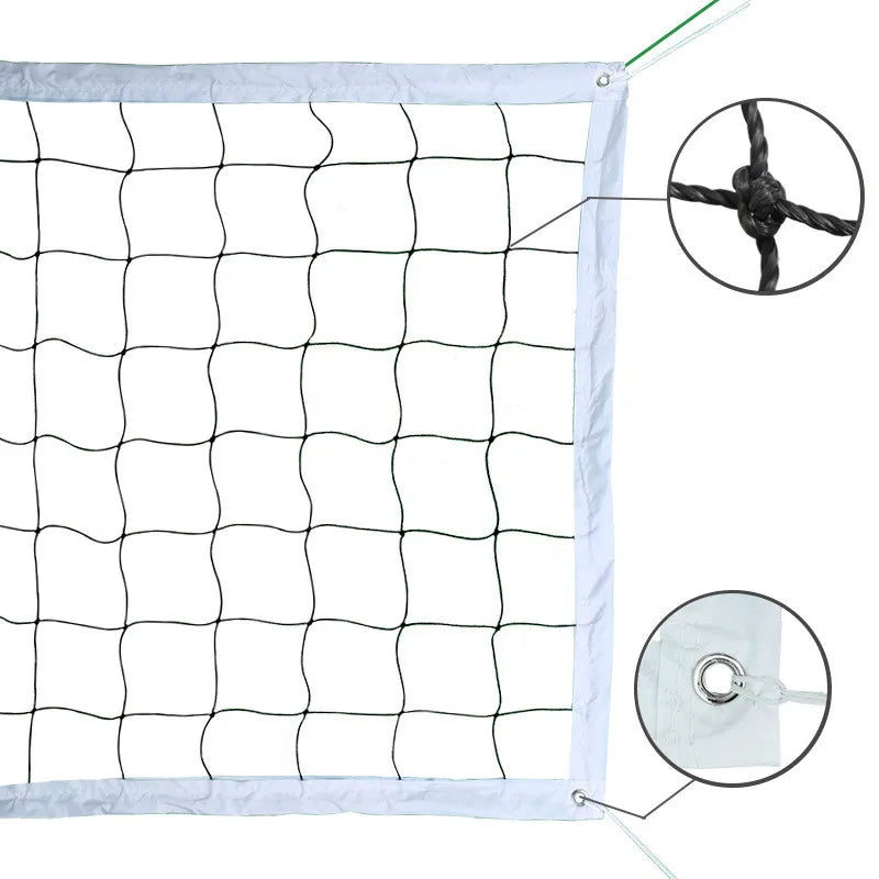 Outdoor Beach Volleyball Net 960x100cm Professional Volleyball Net Training Standard Tennis Badminton Mesh For Indoor