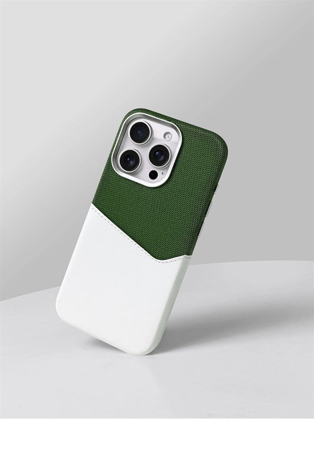 Hit Color Card Holder Leather Case For iPhone 18 17 Pro Max 16 15 14 Plus 13 12 For MagSafe Wireless Charging Alloy Lens Cover