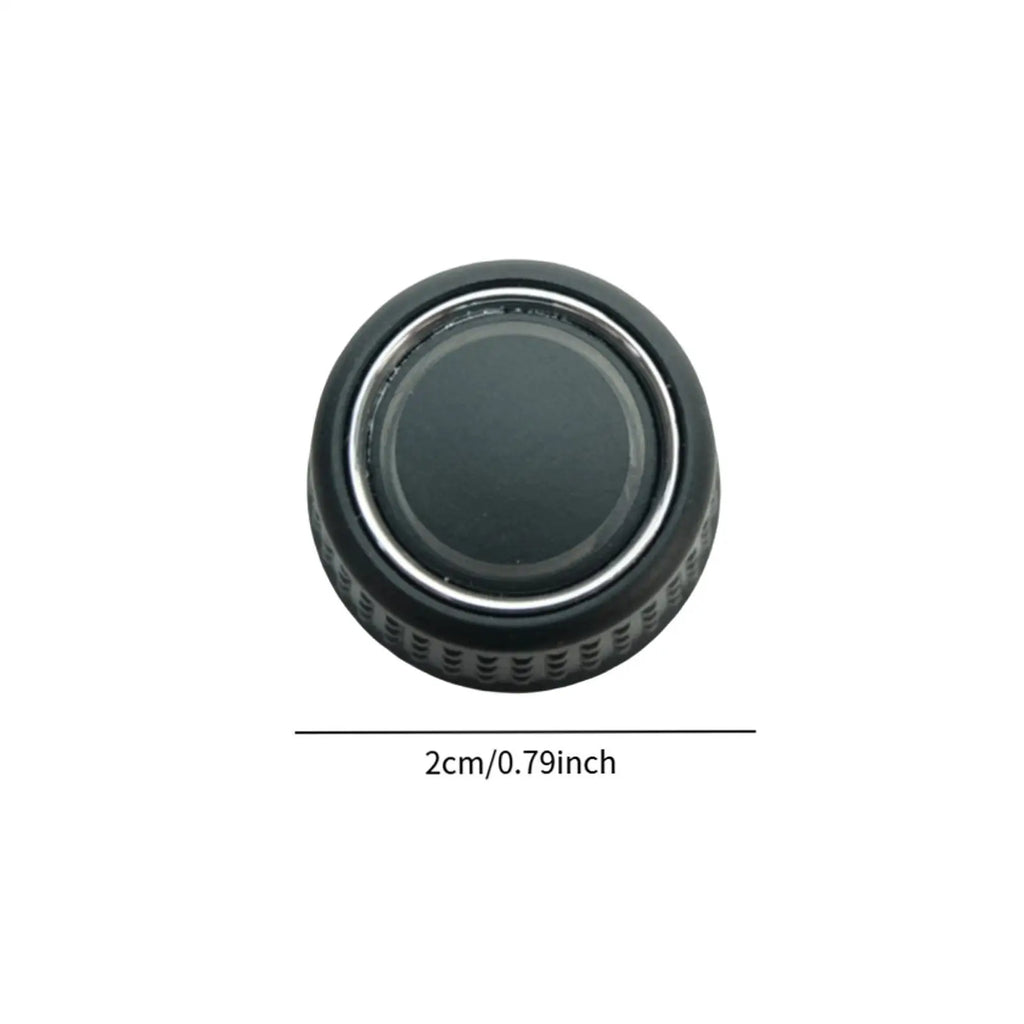 Car Radio Knob Volume Button Black 6C0919603 Accessory Professional Sturdy High Performance Attachment Simple Installation