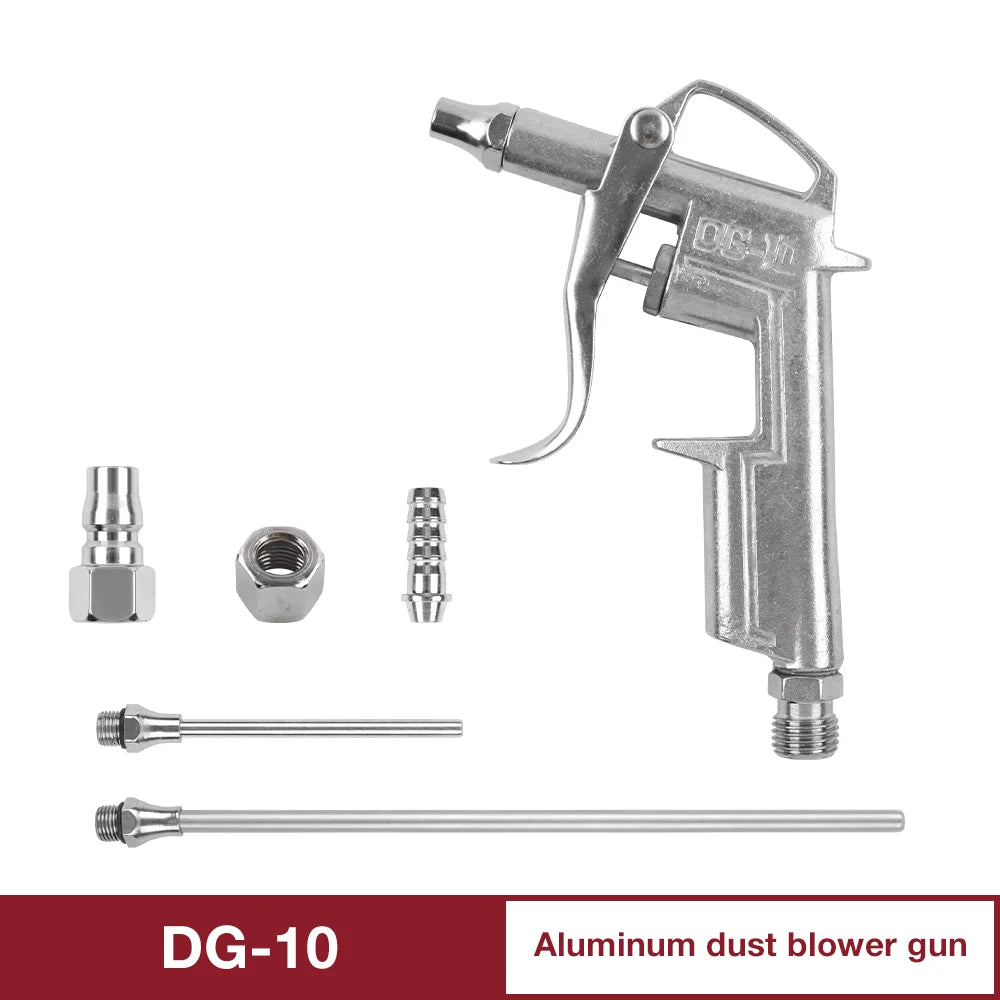 Mini DG-10 Air Blow Gun Pistol Trigger Cleaner Portable Dust Blower Pneumatic Cleaning Tool with 3M Spring Pipe for Compressor