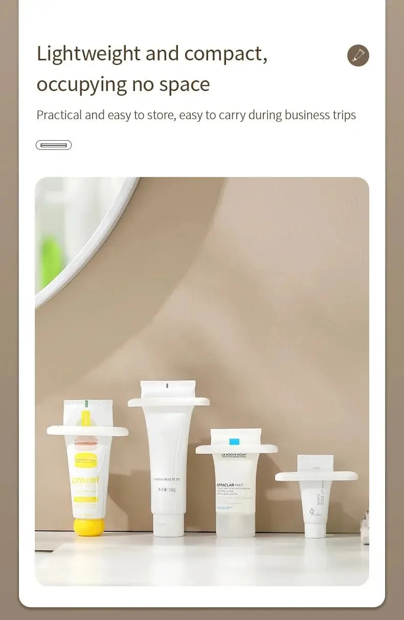Toothpaste Squeezer, Toothpaste Clip, Facial Cleanser Hand Cream Squeezer, Household Manual Rolling Squeezer