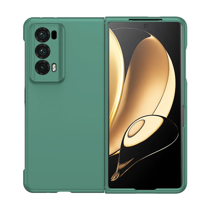 PC Hard Shell Phone Case For Honor Magic V2 Solid Color Protective Cover