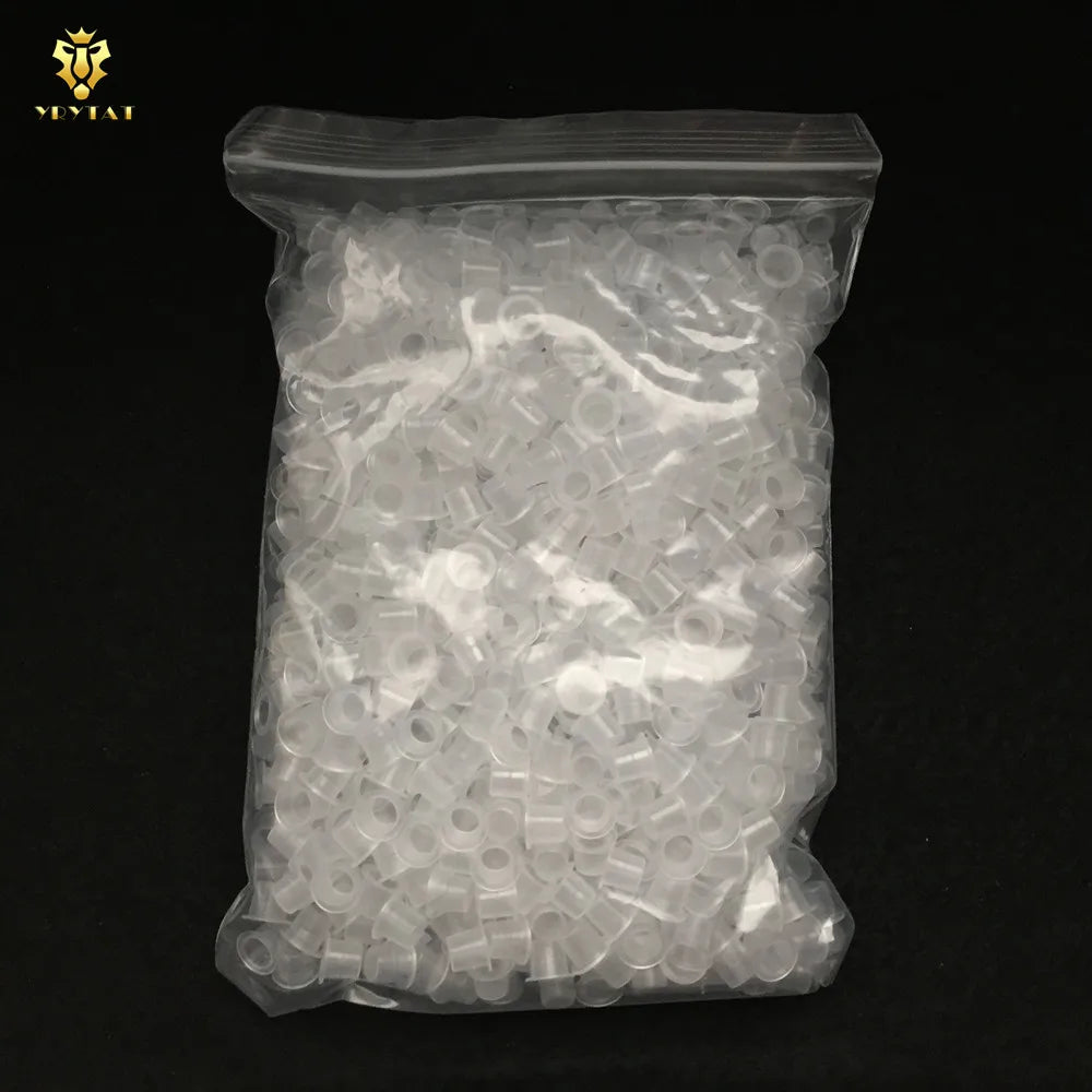 1000pcs 8mm Small Size Tattoo Ink Cups Caps Permanent Makeup Pigment Cups Caps Supply YIC9-1000#