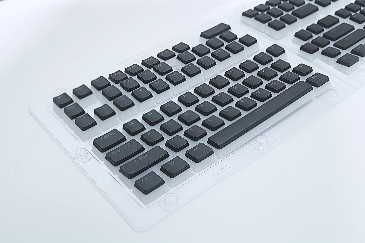2025 PBT Pudding Keyboard Keycap OEM Profile 129 Keys Key Cap for Mx Hot Swap Mechanical Keyboard Switch Transparent RGB Keycaps