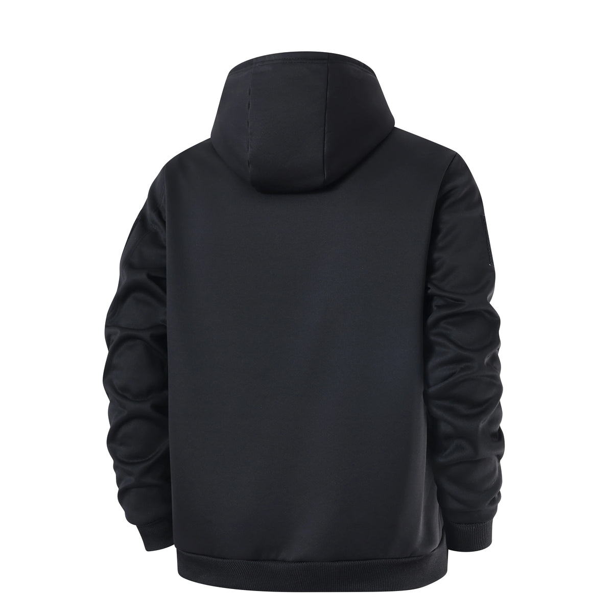 Winter Fleece Jacket Men's Casual Thickened Wool Jacket Warm Zipper Hoodies Cardigan Sports Long Sleeve Sweatshirts Hooded Coat