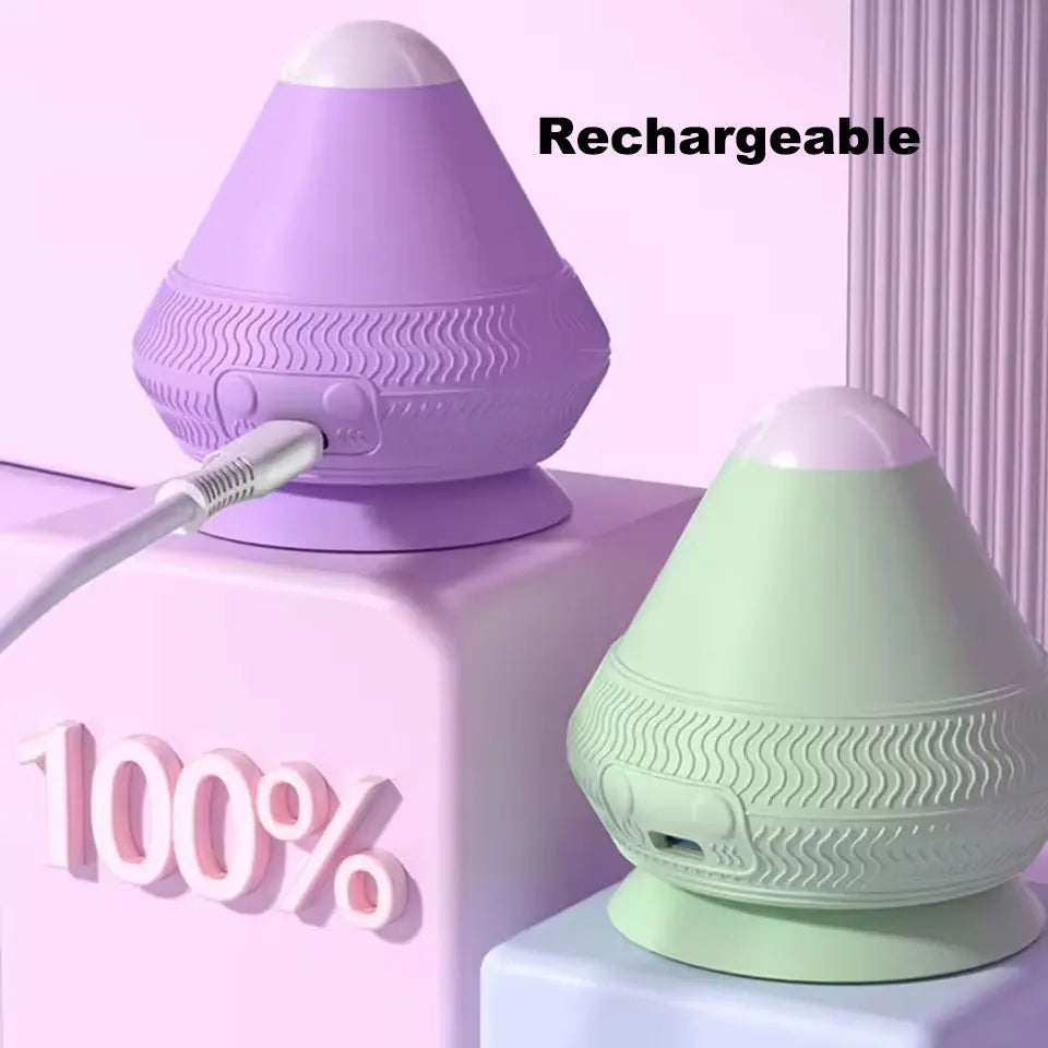 Fitness Relaxation Massager Ball Silicone Massage Ball 2 Gear Vibrating for Pain Relief Waist Back Neck Shoulder