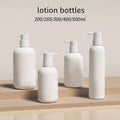 10/25pcs 200-500ml Empty White Plastic Lotion Bottle Body Wash /Shampoo /Liquid Soap Bottle Pump Bottle Container For Toiletries