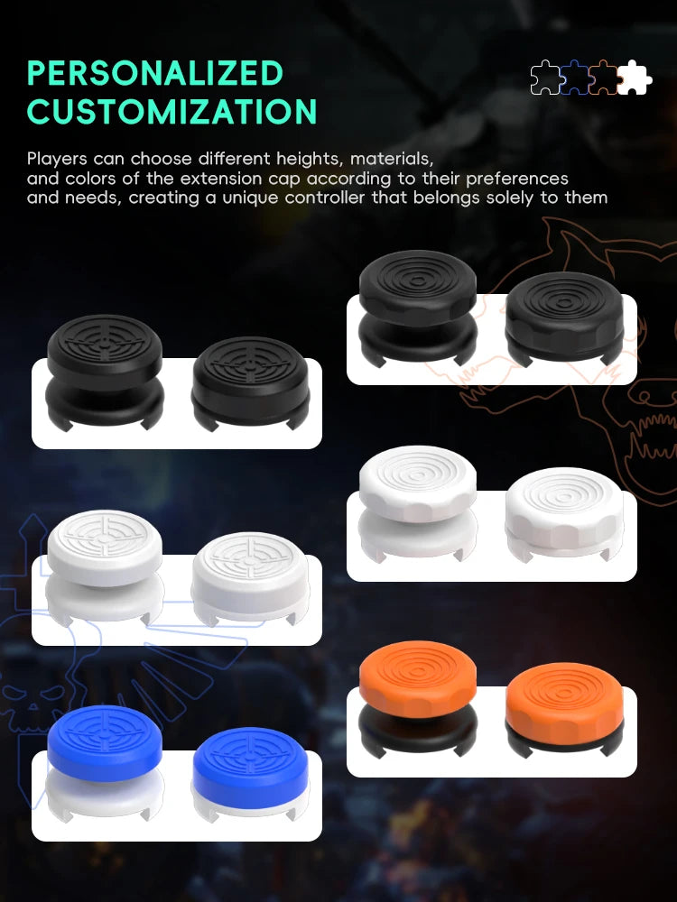 DATA FROG High-Rise Freeks Stick for PS4 PS5 Joystick Compatible with 8BitDo Ultimate Controller Performance Thumb Grips Stick