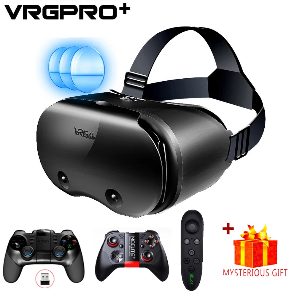 3D Virtual Reality VR Glasses For iPhone Android Smartphone Cell Mobile Phone Helmet Headset Wirth Real Lenses Goggles Devices