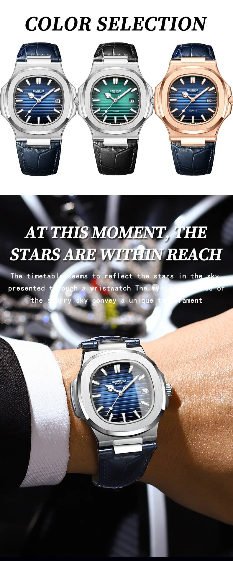 Authentic Men's Watch Waterproof Leather Strap Luminous Business Calendar Square Male Student Fashion Quartz Clock Watches Gift