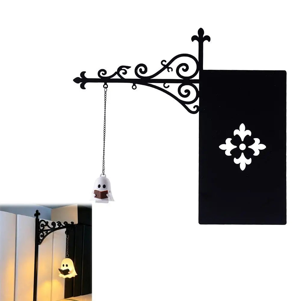 Library Lantern Decorative Bookshelf Lighting Retro Library Lantern Bookshelf Lamp Multifunctional Warm LED Nightlight Ornament