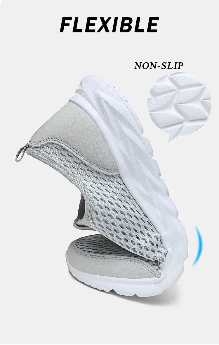 Men's and Women's Casual Breathable Walking Couple Shoes, Outdoor Soft, Lightweight, Fashionable Sports Shoes, 2025 New Model