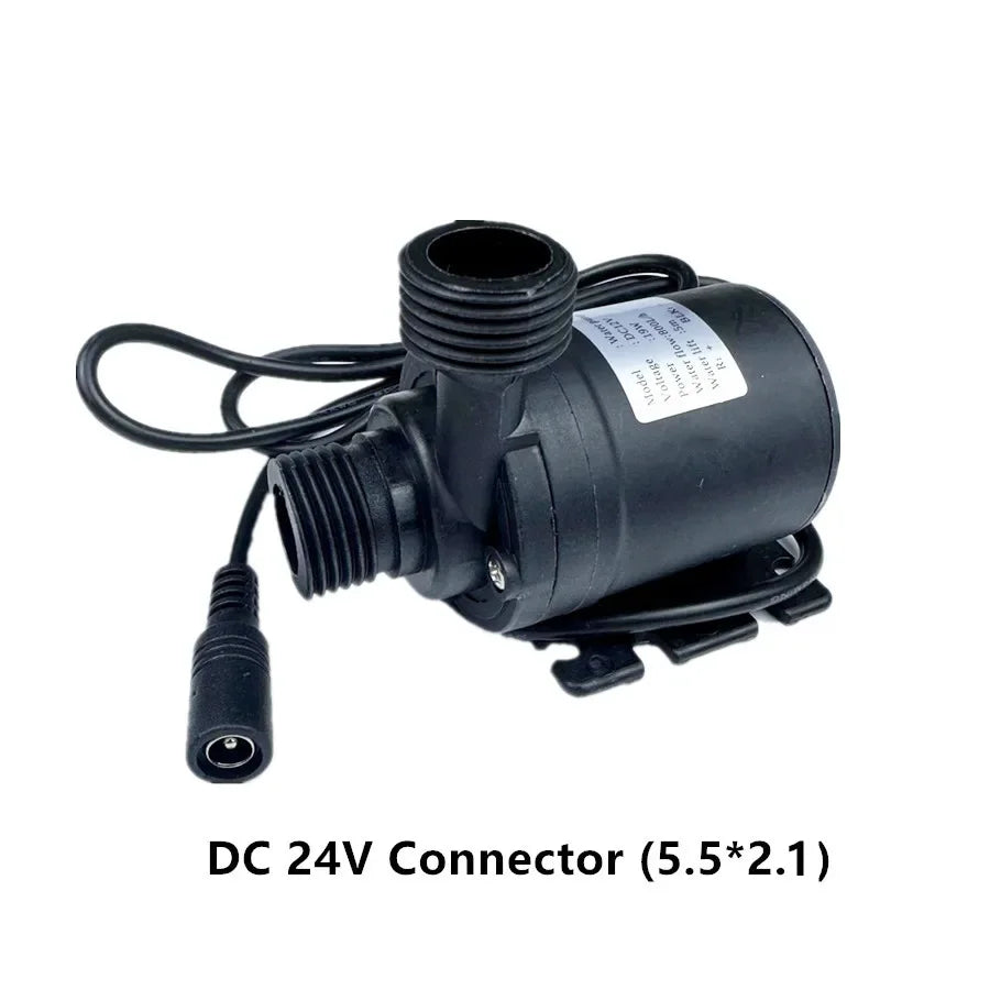 12V Submersibles Water Pump 800L/H 5m DC24V Solar Water Pumps With Water pipe quick connector for Touring RV Fountain Aquarium
