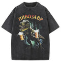 Men's T-Shirt With Pivosaurus Print Casual Tshirt Unisex Tops Tee Harajuku Streetwear Hip Hop Male T-shirts Clothing