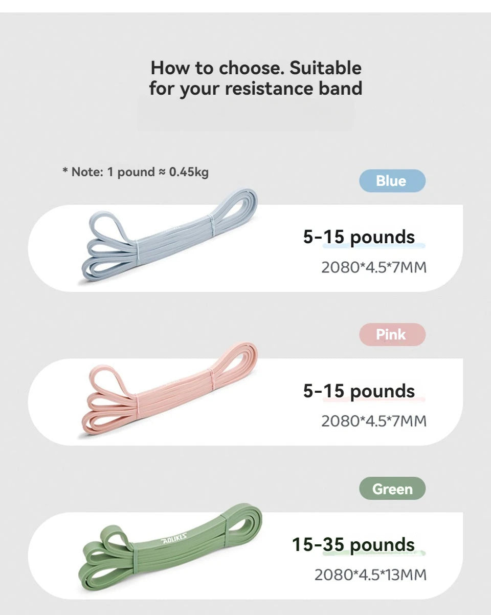 AOLIKES 1PCS Pull Up Assistance Bands -Resistance Heavy Duty Workout Exercise Stretch Fitness Bands Assist for Body,Stretching
