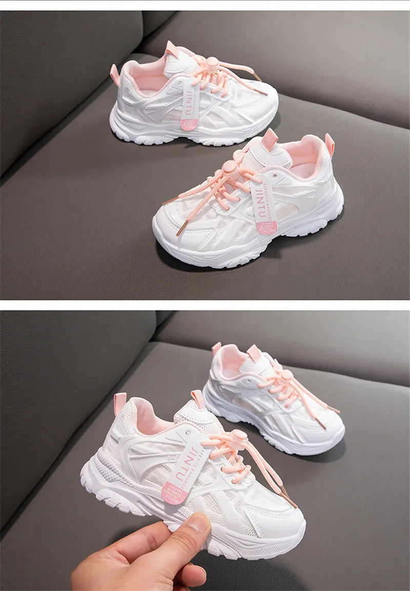 Size 26-36 Fashion Shoes Children Sneakers Sport Girls Shoes Child Rubber Leisure Trainers Kids Sneakers 2020 Brand Autumn Shoes