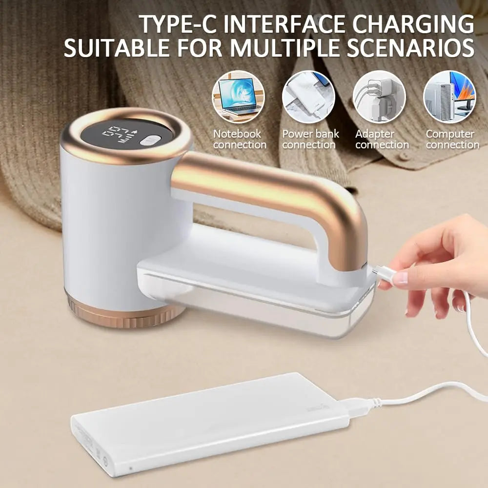 Lint Remover For Clothes USB Hair Ball Trimmer Portable Electric Lint Remover Clothes Sweater Fabric Shaver 3-Speed Hairball