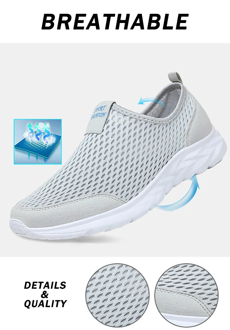 Men's and Women's Casual Breathable Walking Couple Shoes, Outdoor Soft, Lightweight, Fashionable Sports Shoes, 2025 New Model