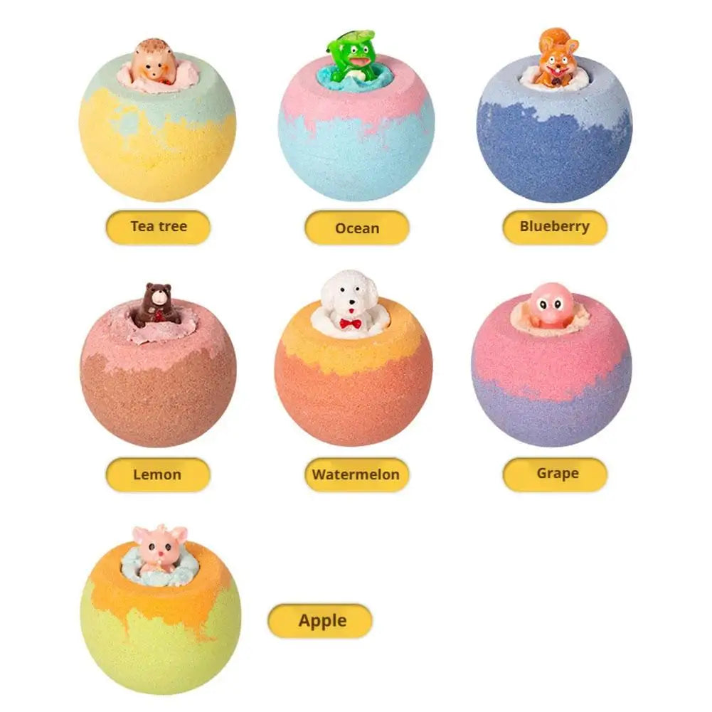 1PC Surprise Bath Bombs Balls Bath Toys Bath Ball Foam Bath Children Bath Ball Mini With Surprise Toy Inside