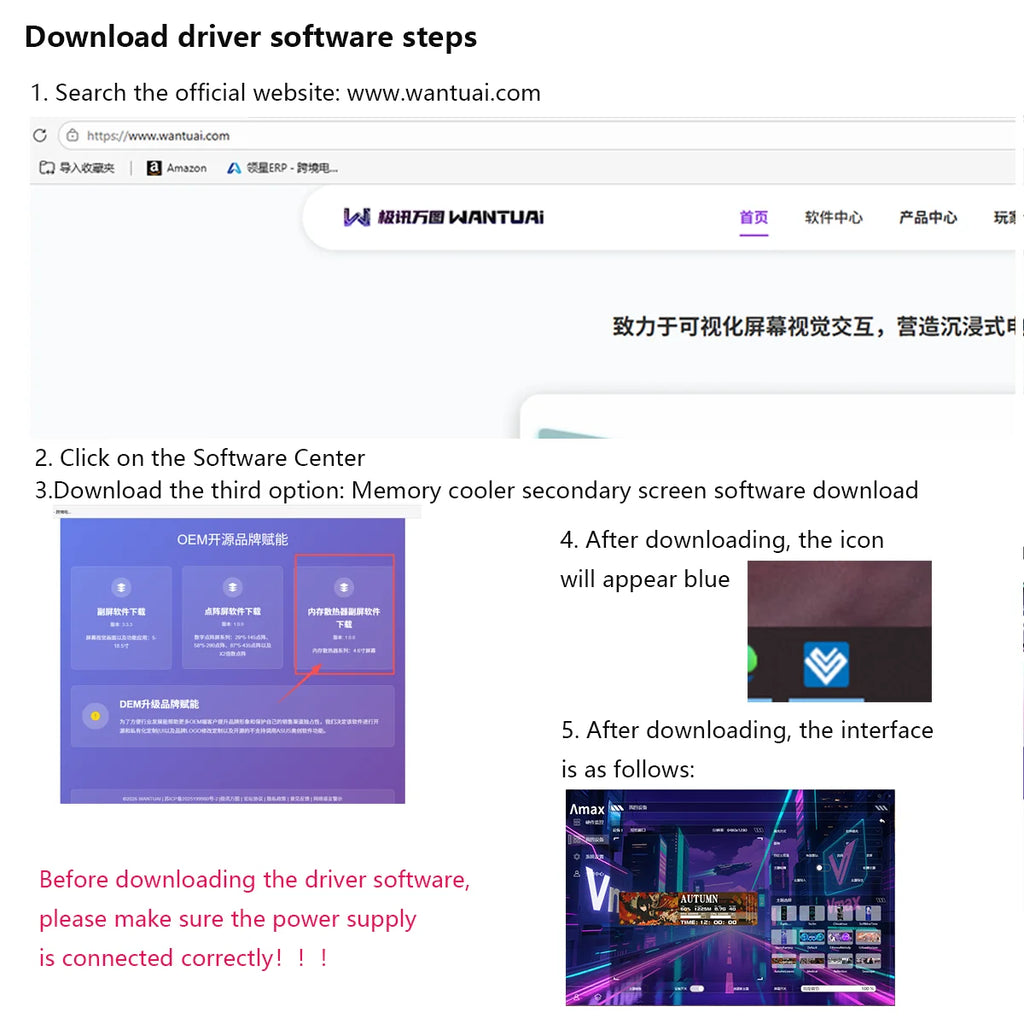 6.86-Inch Smart Secondary Screen, Customizable High-Definition Dynamic Theme Display, Small Expandable Display Side Screen