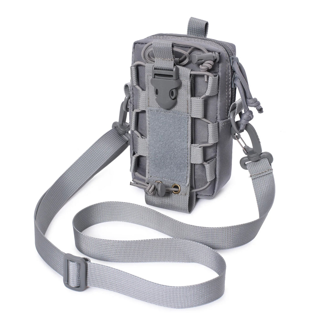 Organizer Waist Pack Bag military Molle EDC Pouch Water Bottle Canteen Kettle Carrier Outdoor Sports Phone Holder Camping Hiking