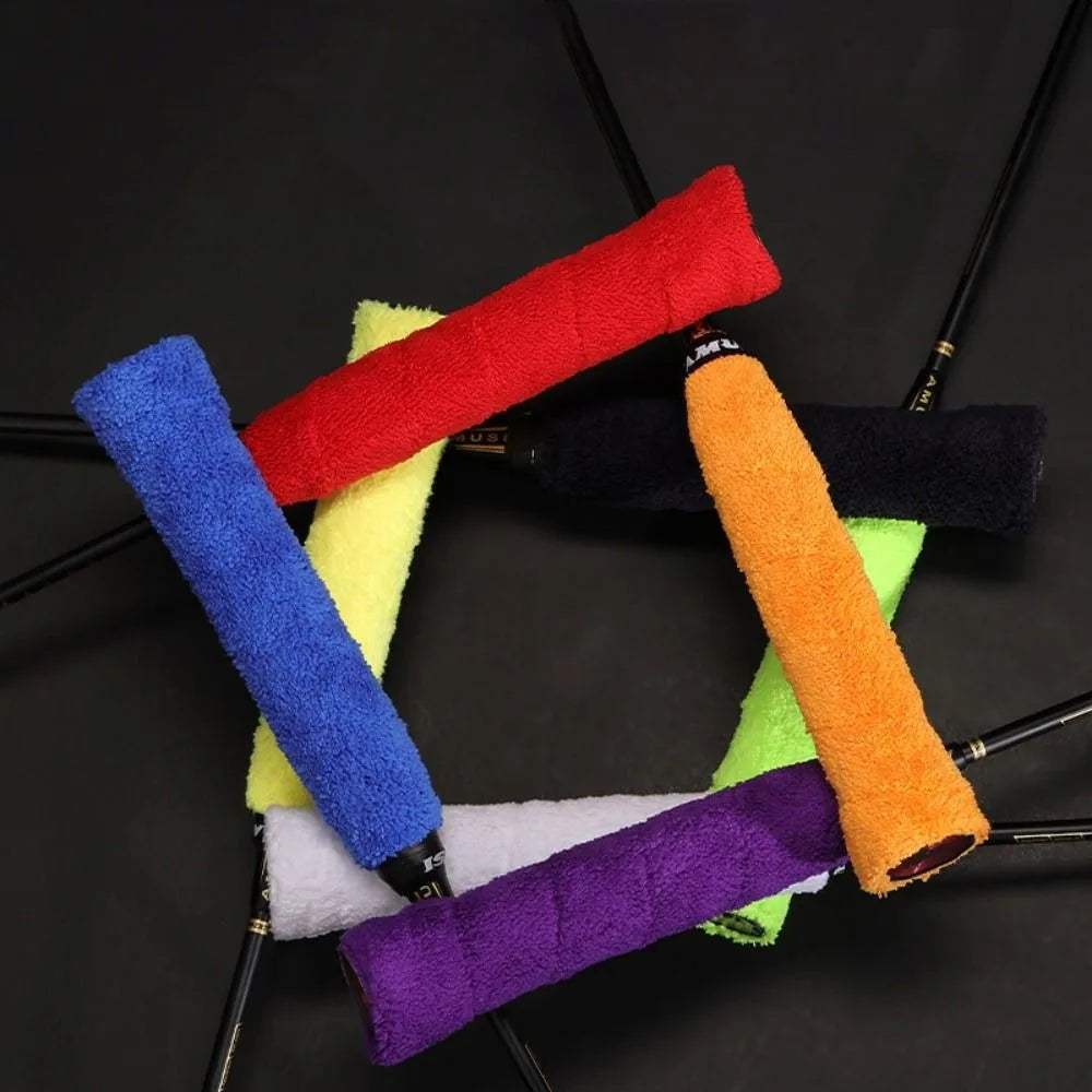 Thickened Badminton Racket Towel Grips Anti-slip Sweat-absorbing Tape For Racket Fishing Rod Slingshots Tennis Towel Grips